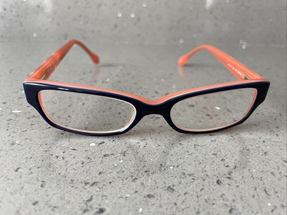 Lilly Pulitzer Eyeglasses Frames ONLY Elena NV Full Rim 46-15-125 black pink
